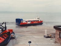 AP1-88 hovercraft at Ryde hoverport -  (credit: The <a href='http://www.hovercraft-museum.org/' target='_blank'>Hovercraft Museum Trust</a>).